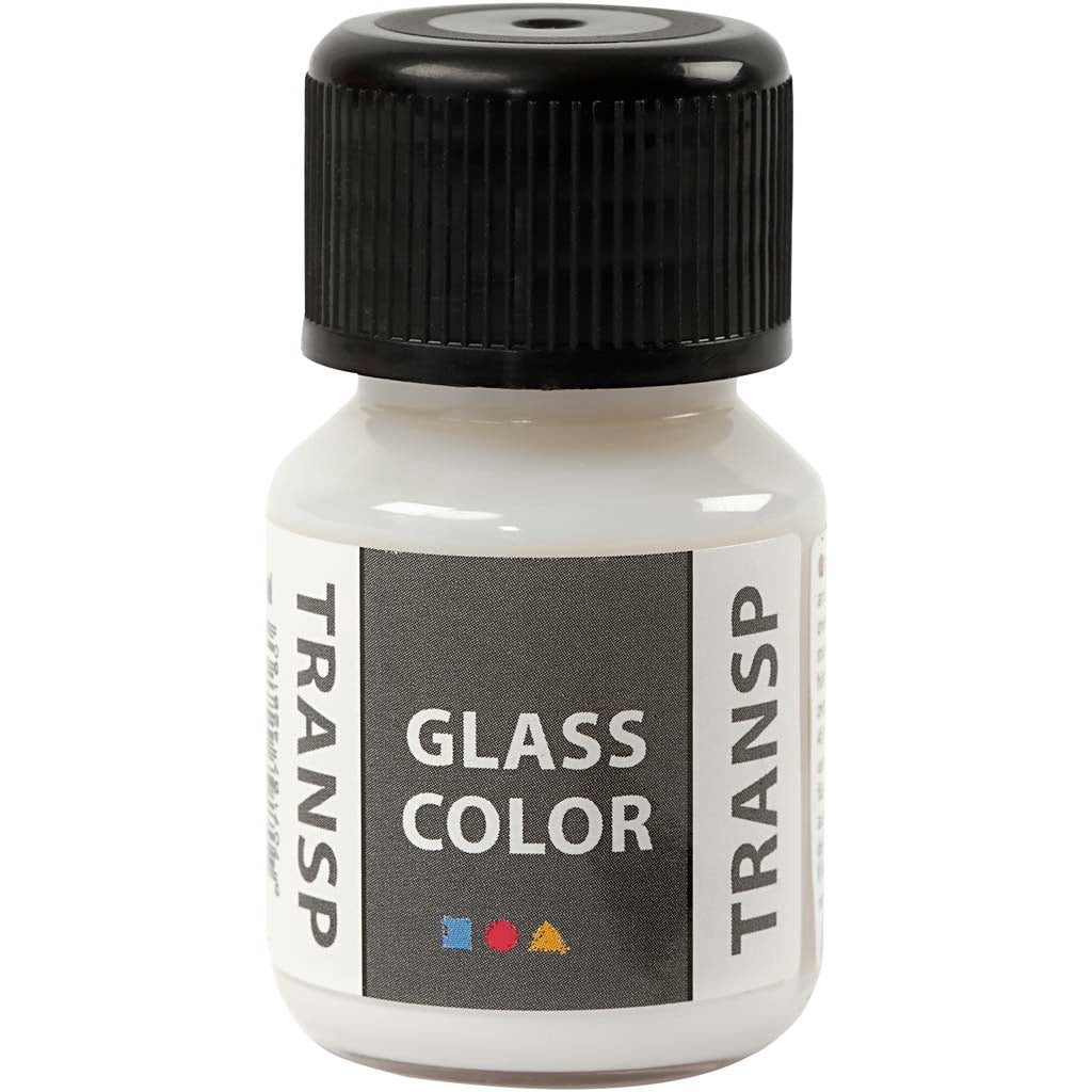 Creativ Company Glass Farbe Transparent Farbe - Weiß, 30 ml
