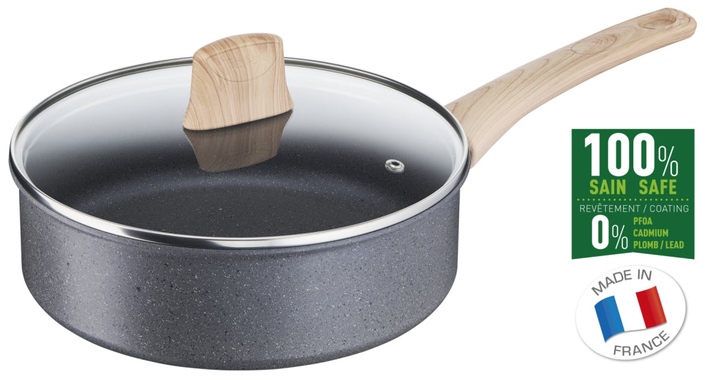Tefal Kochgeschirr Tefal Natural Force Bratpfanne Oslash; 24 cm mit Deckel