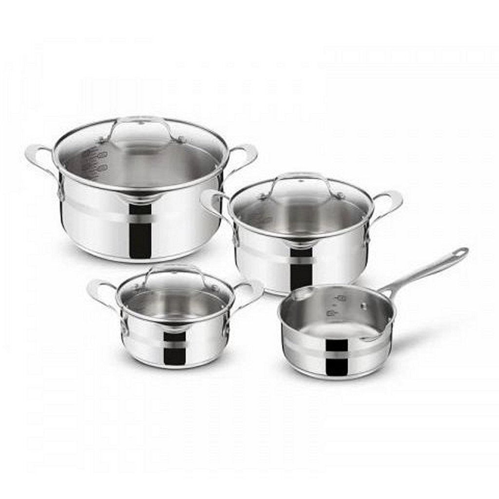 Tefal Kochgeschirr Tefal E311S7 Jamie Oliver Cook Smart Pfannenset aus Edelstahl