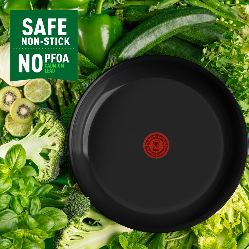 Tefal Kochgeschirr Tefal Renew Black Bratpfanne 24 cm schwarz