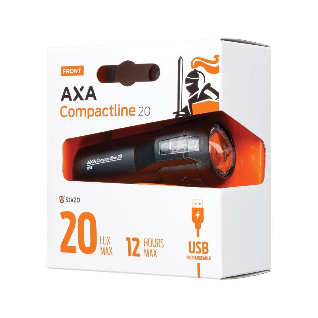 VoorLicht Compactline 20 Lux LED wiederaufladbar schwarz