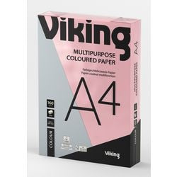 Gekleurd papier viking a4 160 g m² roze 250 vellen