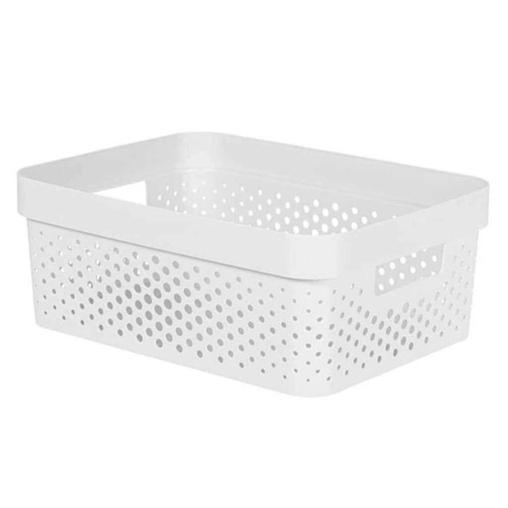 Curver Infinity Dots Box 11l 35,6x26,6x13,6 cm weiß