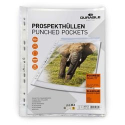 Strapazierfähige, perforierte, transparente Showcover