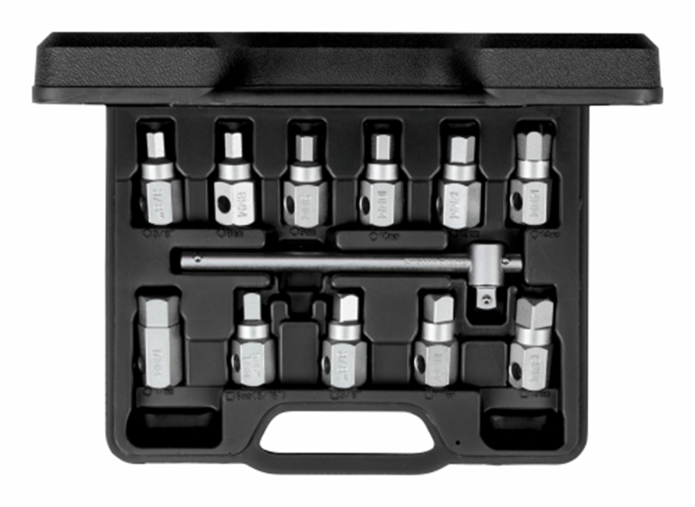 Gedore Ölablassschlüssel-Satz | Q-Griff 3 8" | 12-teilig - 3301544