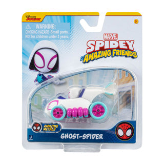 Spidey, der Fahrzeuge wirft