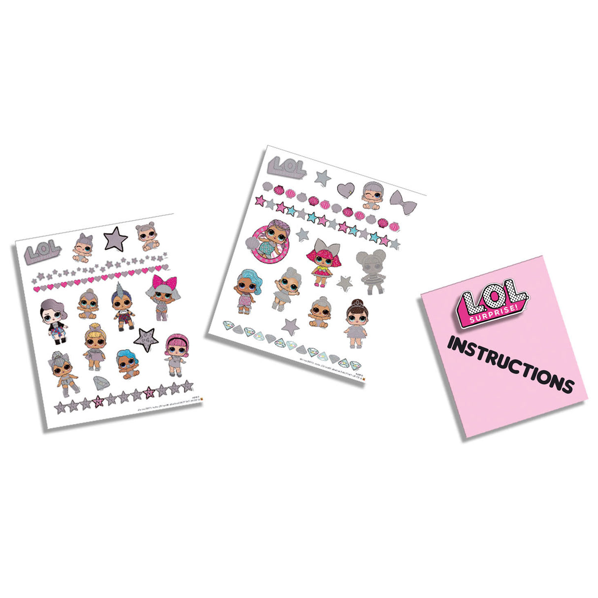 Lol. sechs metallische Tattoos