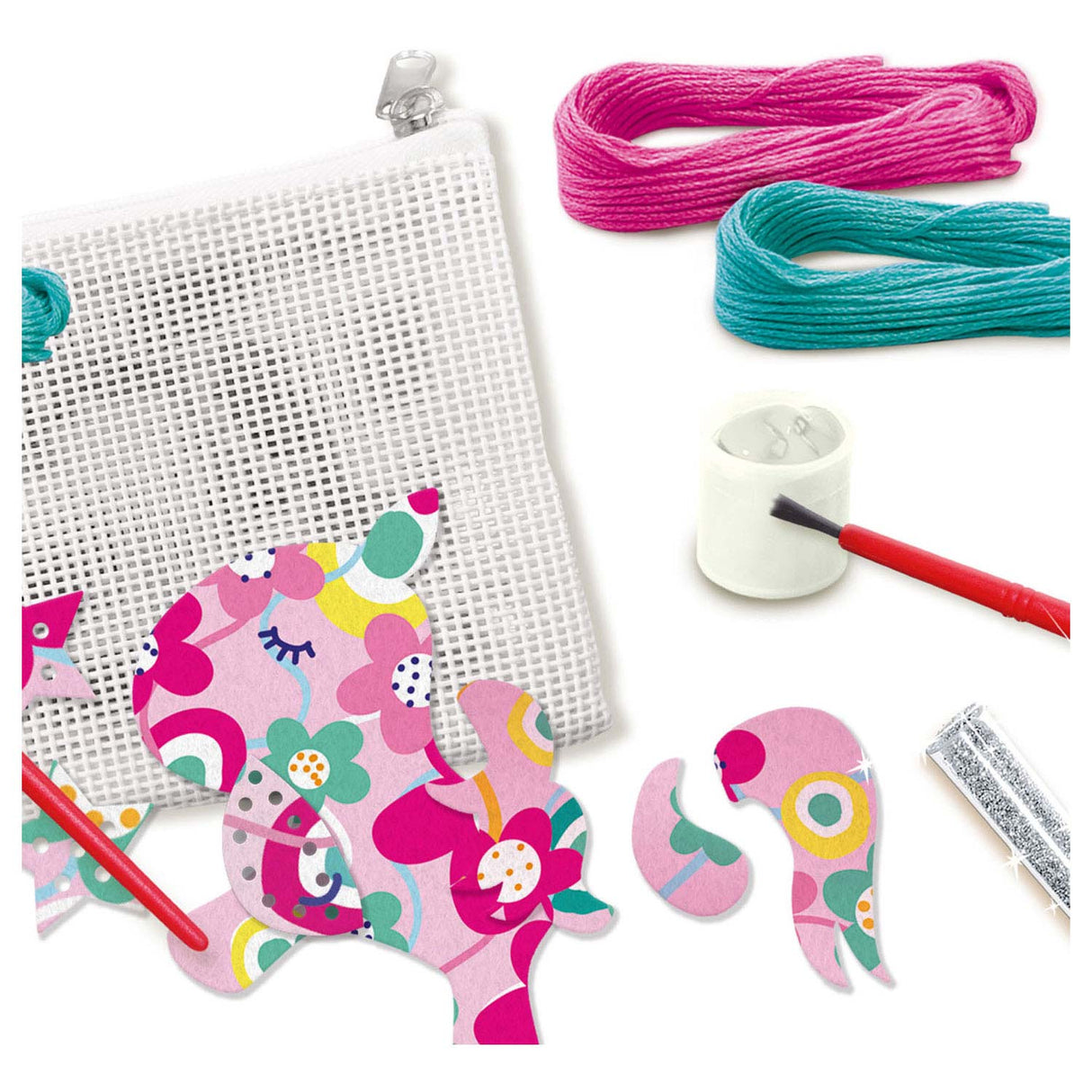 SES Federmäppchen Stickerei Einhorn