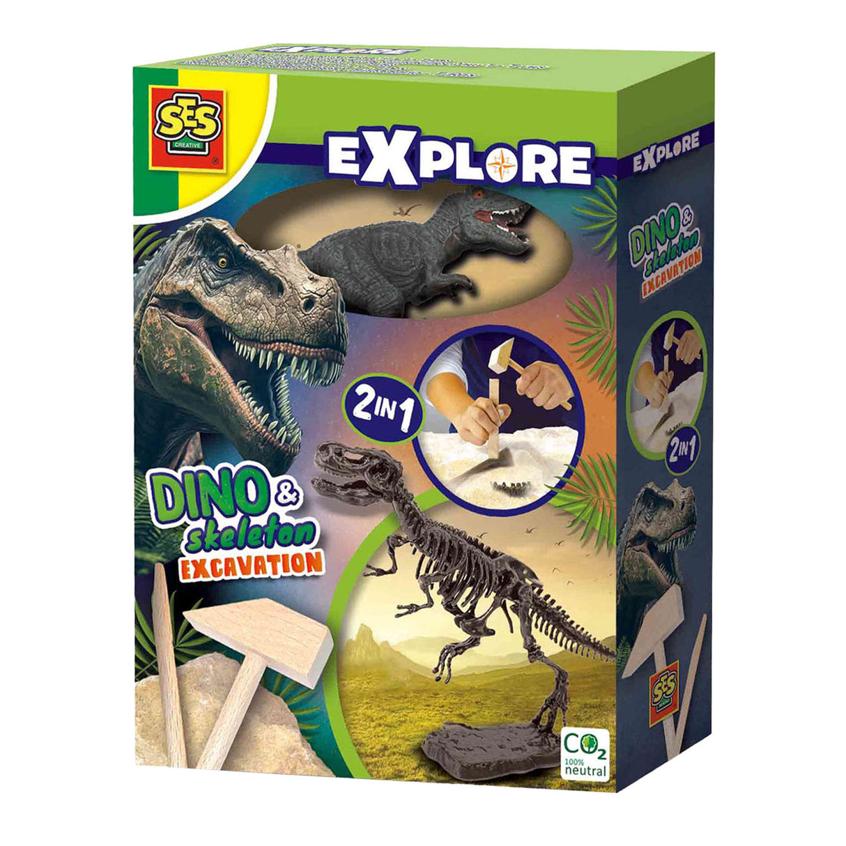 SES erforschen Dino und Skelett 2in1 - t -Rex
