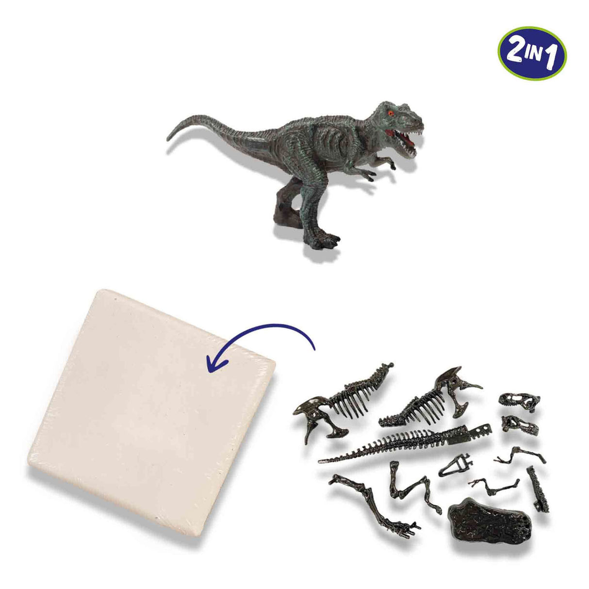 SES erforschen Dino und Skelett 2in1 - t -Rex