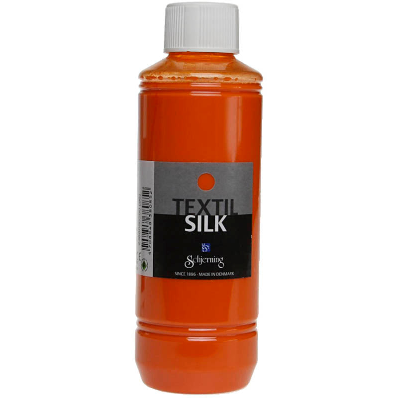 Schjerning silk paint ash silk, orange, 250 ml 1 bottle