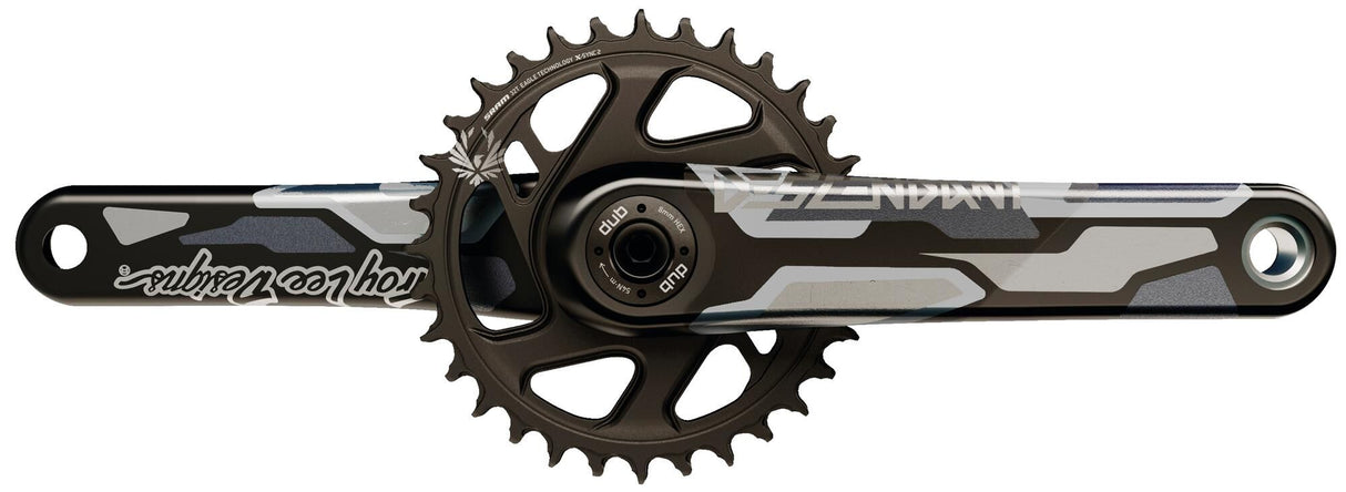 Truvativ Kurbelgarnitur Nachkomme Troy Lee Design Eagle Kurbelgarnitur truv.desc.troy lee des.eagle 175mm bl.
