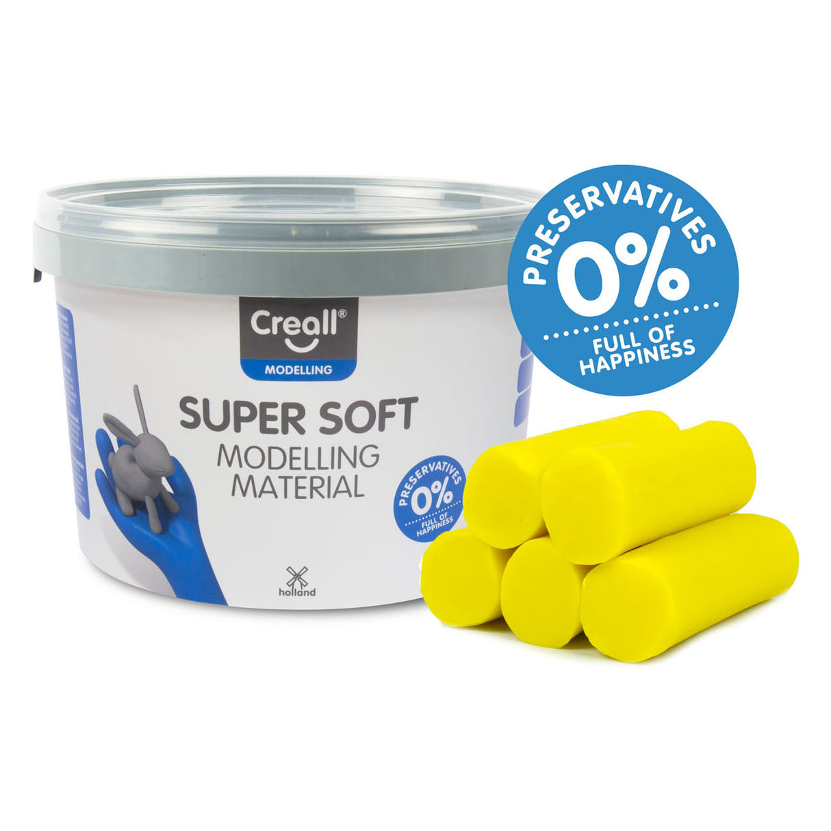 CREALL SEINDEROFT CLAY YELLE, 1750GR.