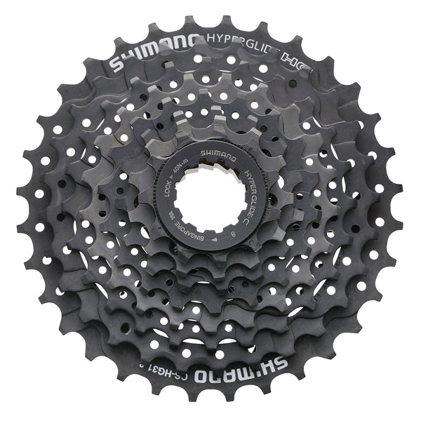 Shimano Kassette 8 Gang Altus HG31 11-34Z – schwarz (Werkstattverpackung)
