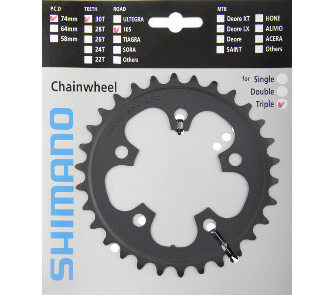Shimano -Kette Top 30T 105 FC -5703 - Silber