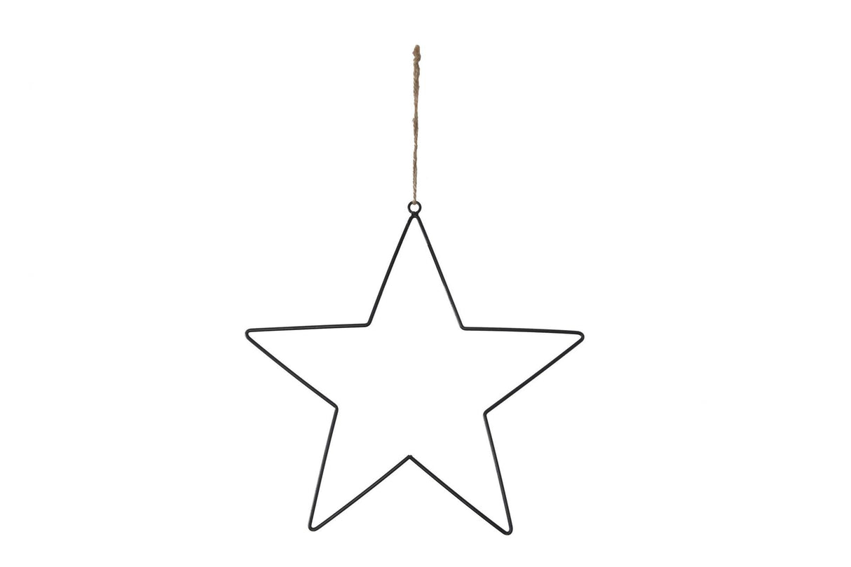 Natural Collections Sterndraht-Anhänger aus Metall, 38 cm