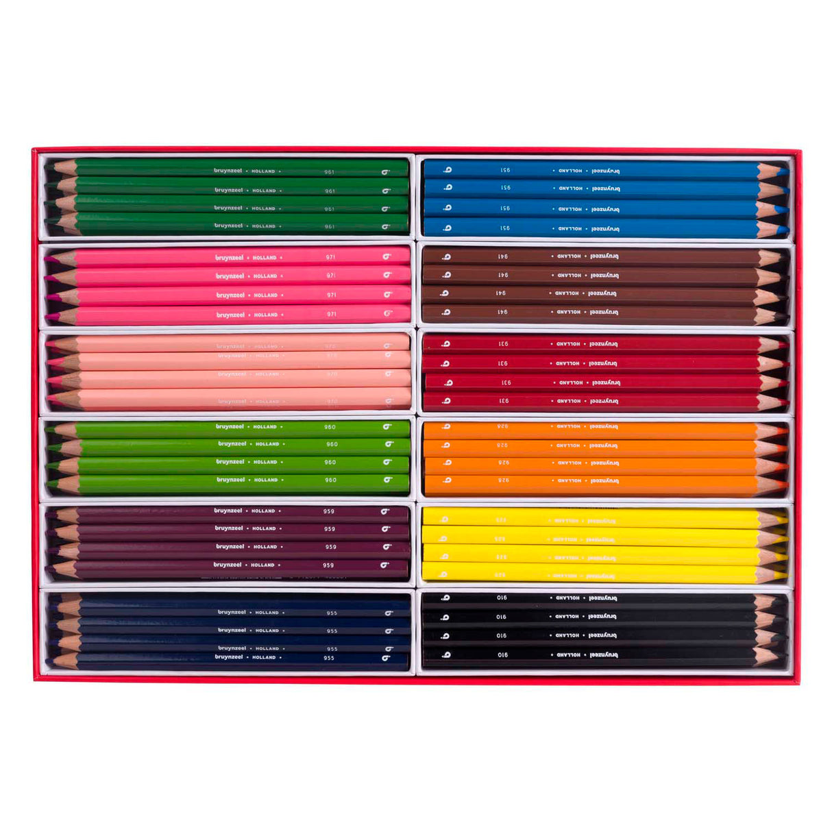 Bruynzeel Mega-Buntstiftset, 12x12 Farben