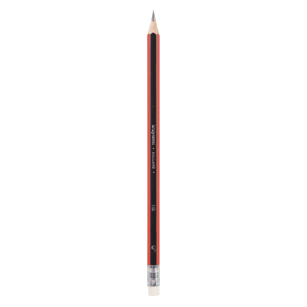 Bruynzeel HB Schwarz-Rot und Radiergummi-Graphitstift