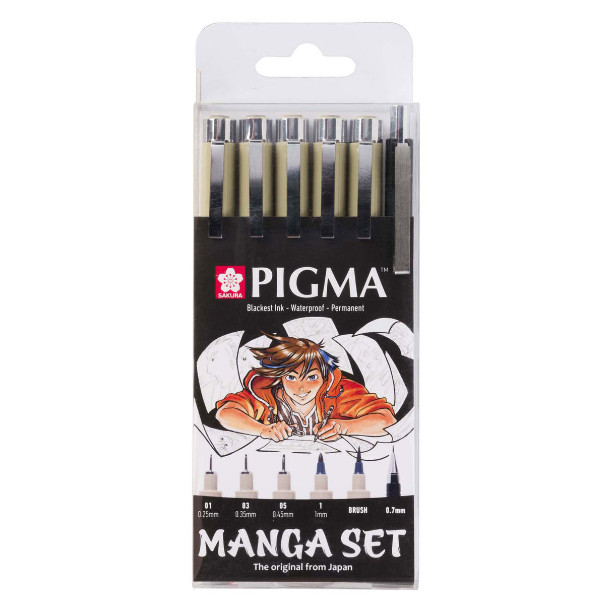 Sakura einzigartige Manga-Sammlung von 6 Pigma Micron