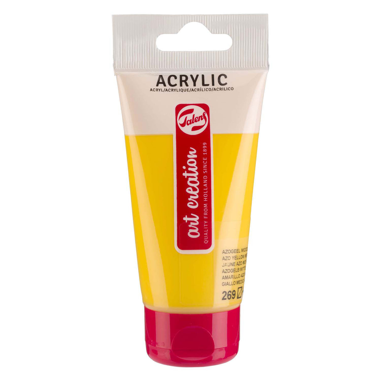 Talens Art Creation Acrylfarbe, Tube 75 ml, Azogelb mittel 269