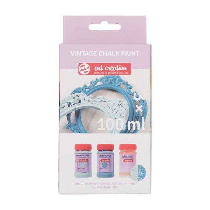 Talens Art Creation Vintage-Set 2 in Blau und Craquelé