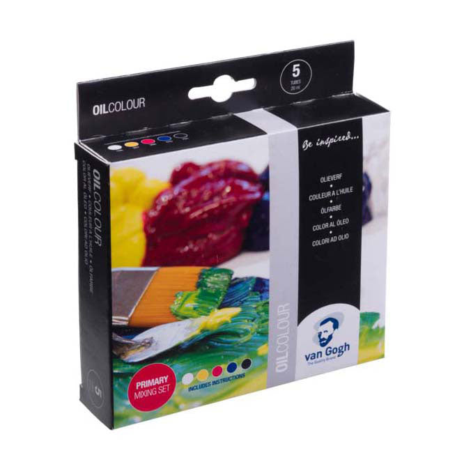 Bruynzeel van Gogh Ölfarben-Primärmischset, 5 x 20 ml