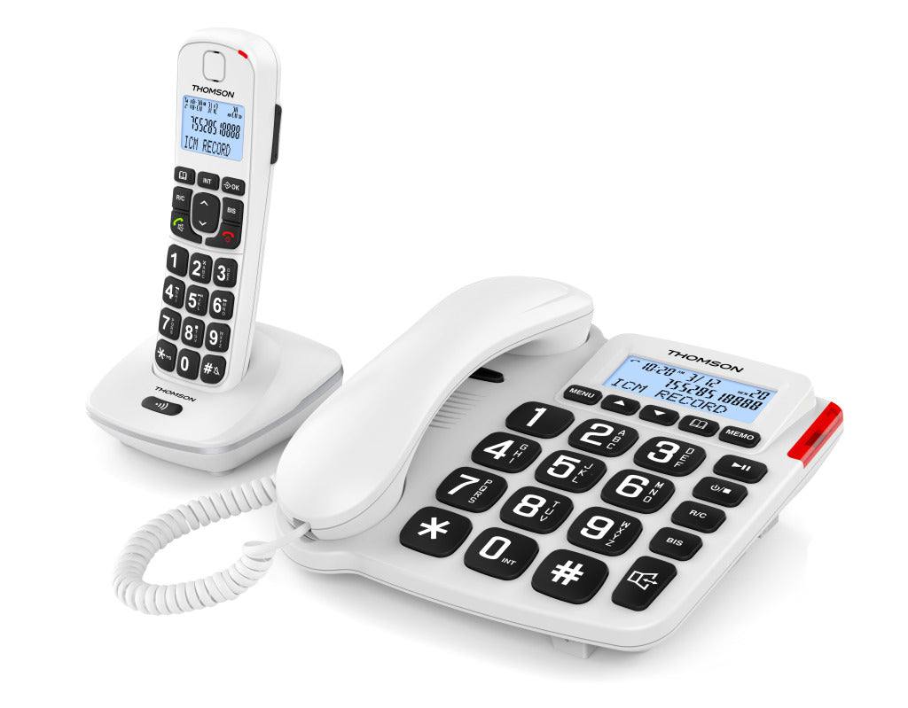 Thomson Thomson Serea Comby Dect- und Festnetztelefon weiß