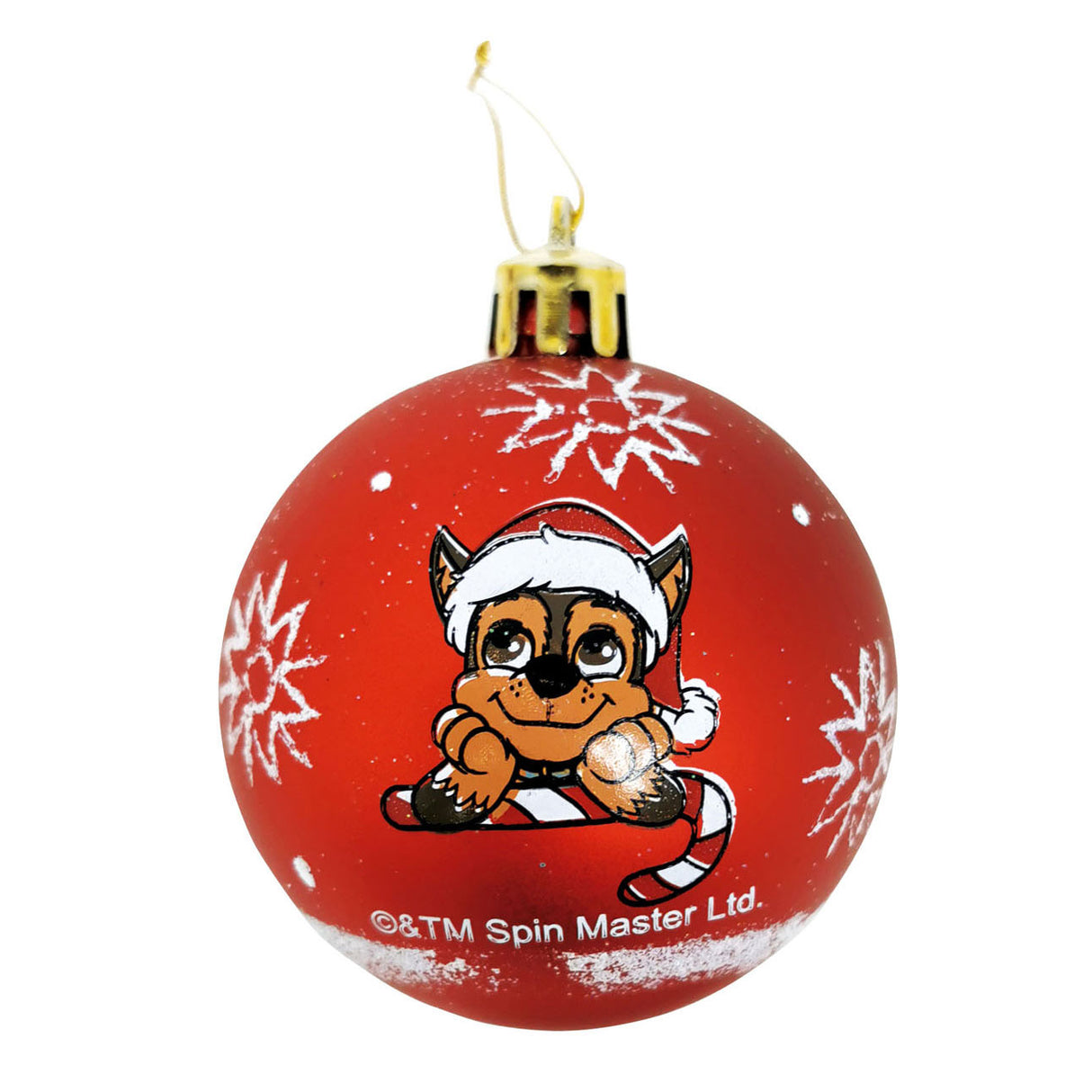 Paw patrol kinder kerstballen rood, 6st.