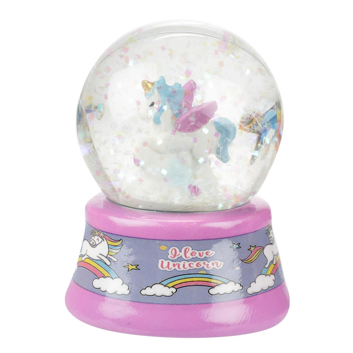 Toi-toys Traumpferd Schneekugel Einhorn