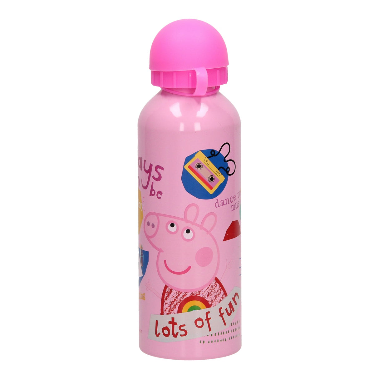Kinder lizenzierende Aluminium -Trinkflasche Peppa Pig