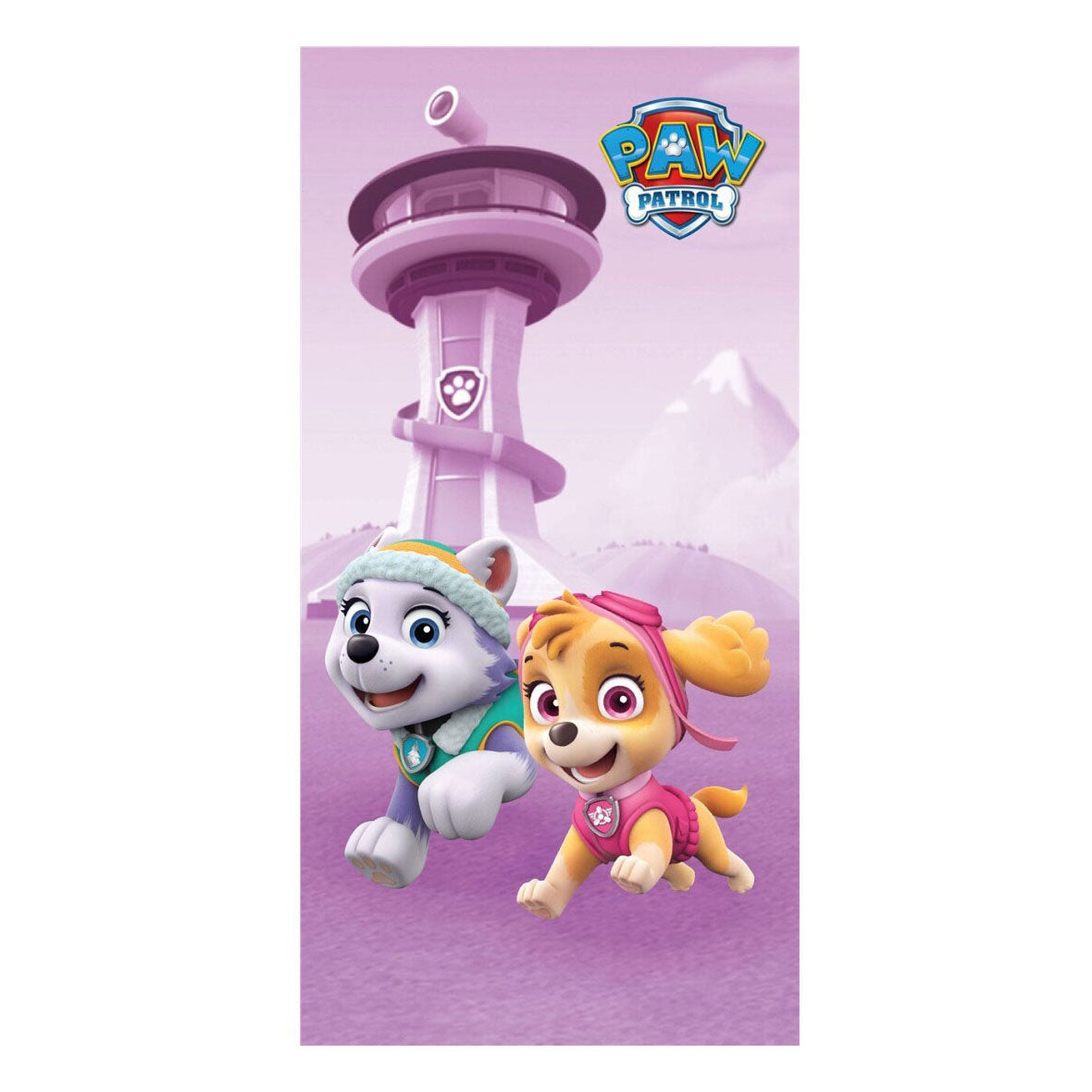 Paw Patrol Beach Handtuch lila, 70x140 cm