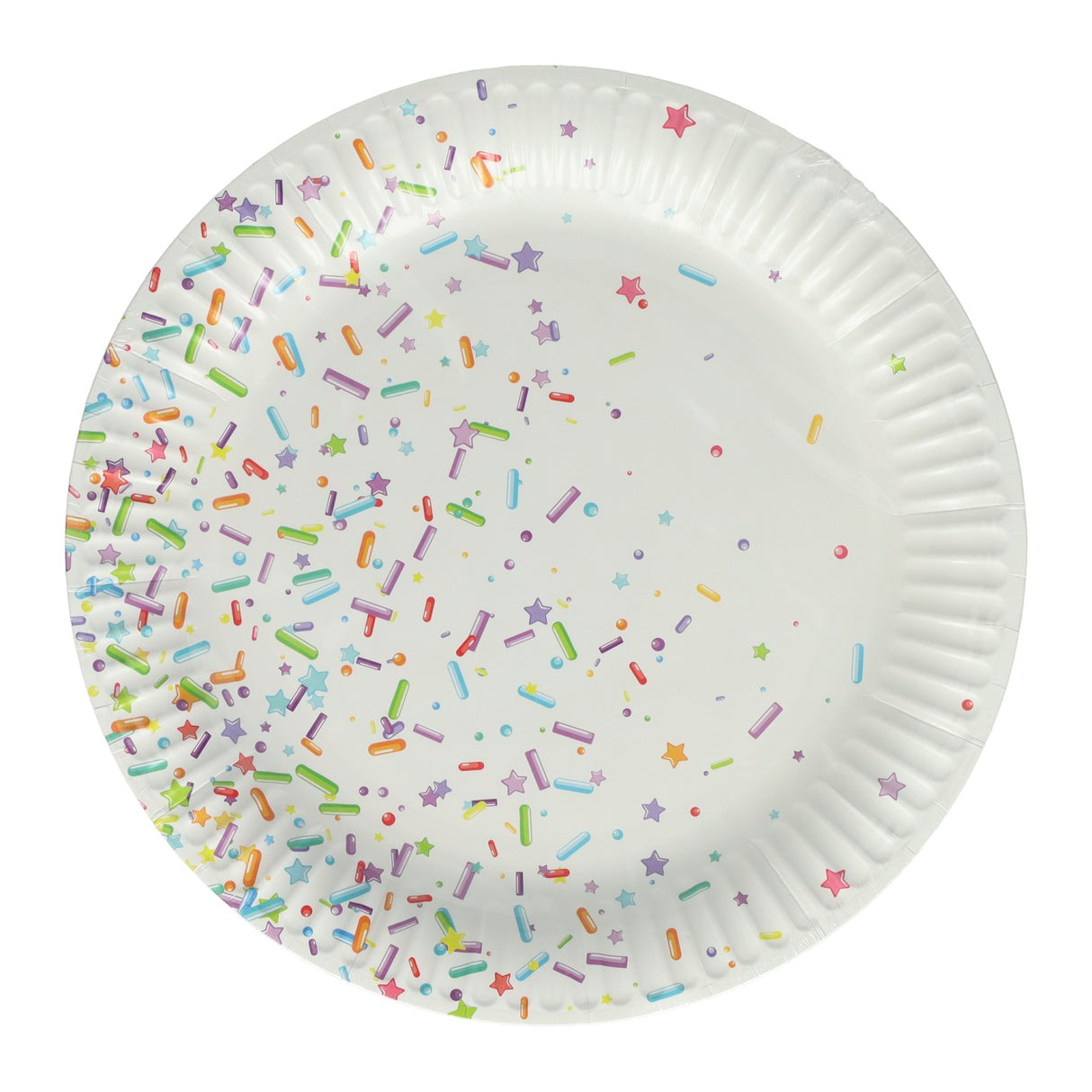 Partyteller aus Papier 23cm, 10 Stk.
