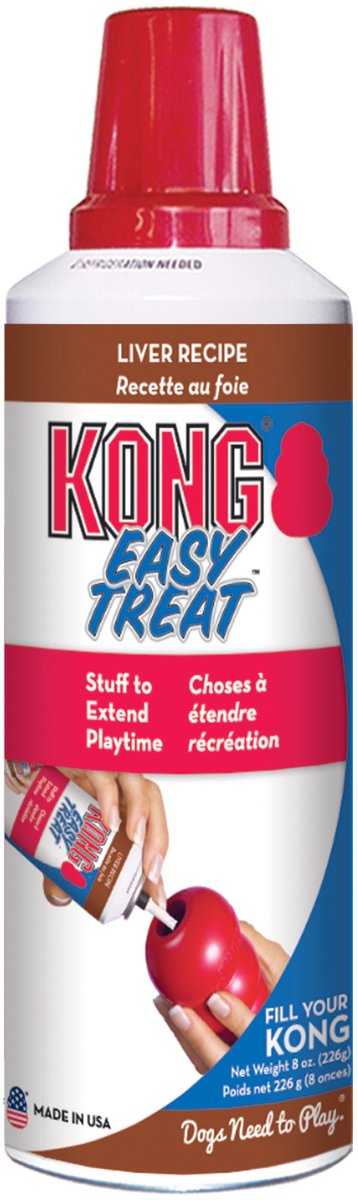Kong Stuff'n Paste Hundesnack - Leber - Hundekekse - 226 gr