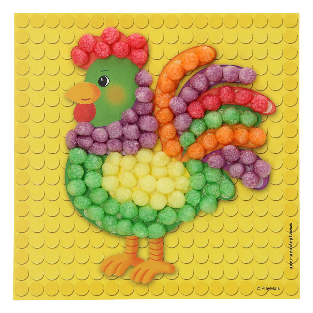 Playmais-Mosaikkarten schmücken den Bauernhof
