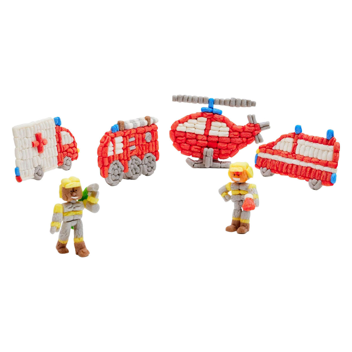 Playmais klassische Feuerwehr – 800 Teile