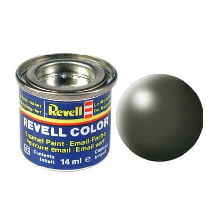 Revell Paint for Model Building Nummer 361 Olive Green Zijdemat