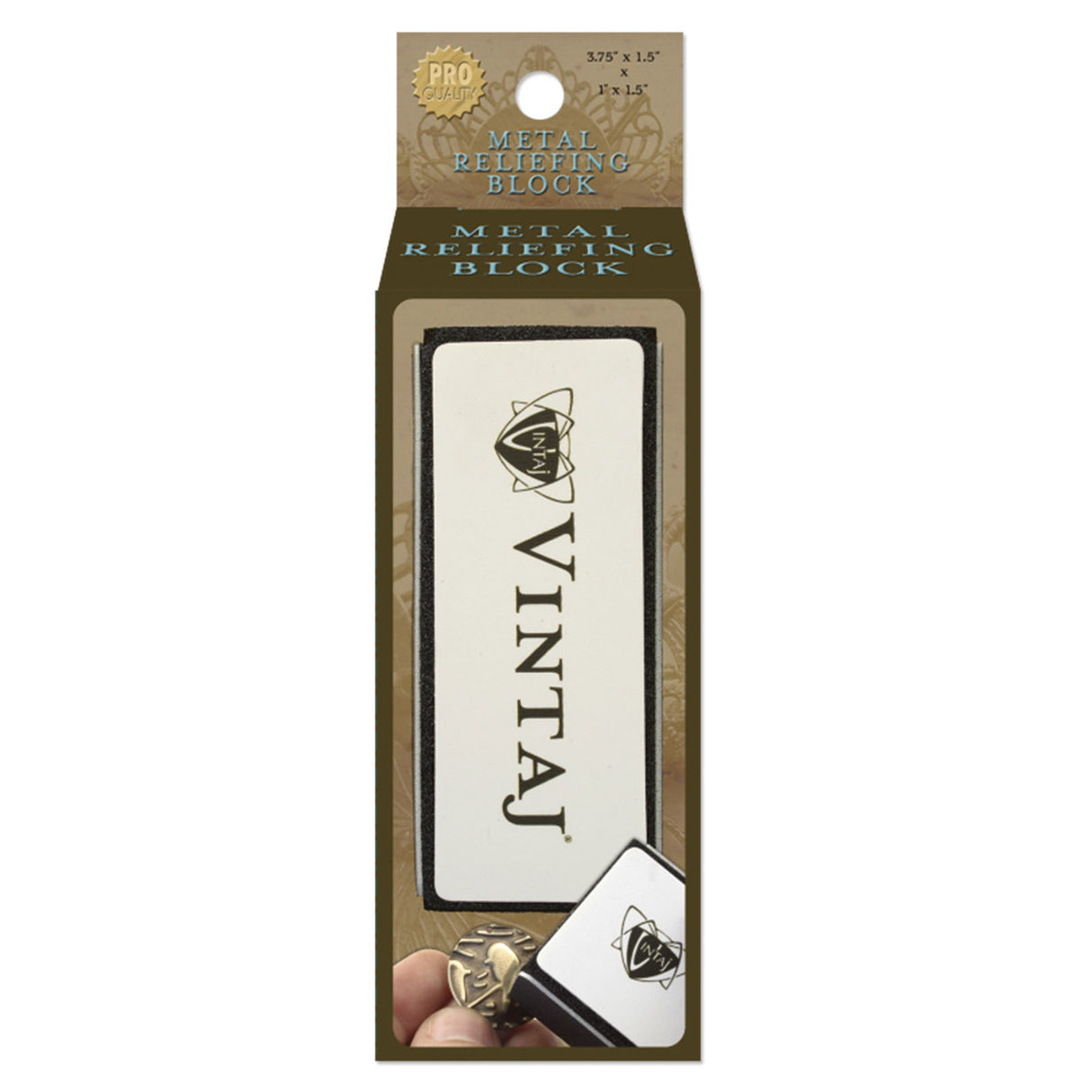 Vintaj • Reliefblock aus Metall