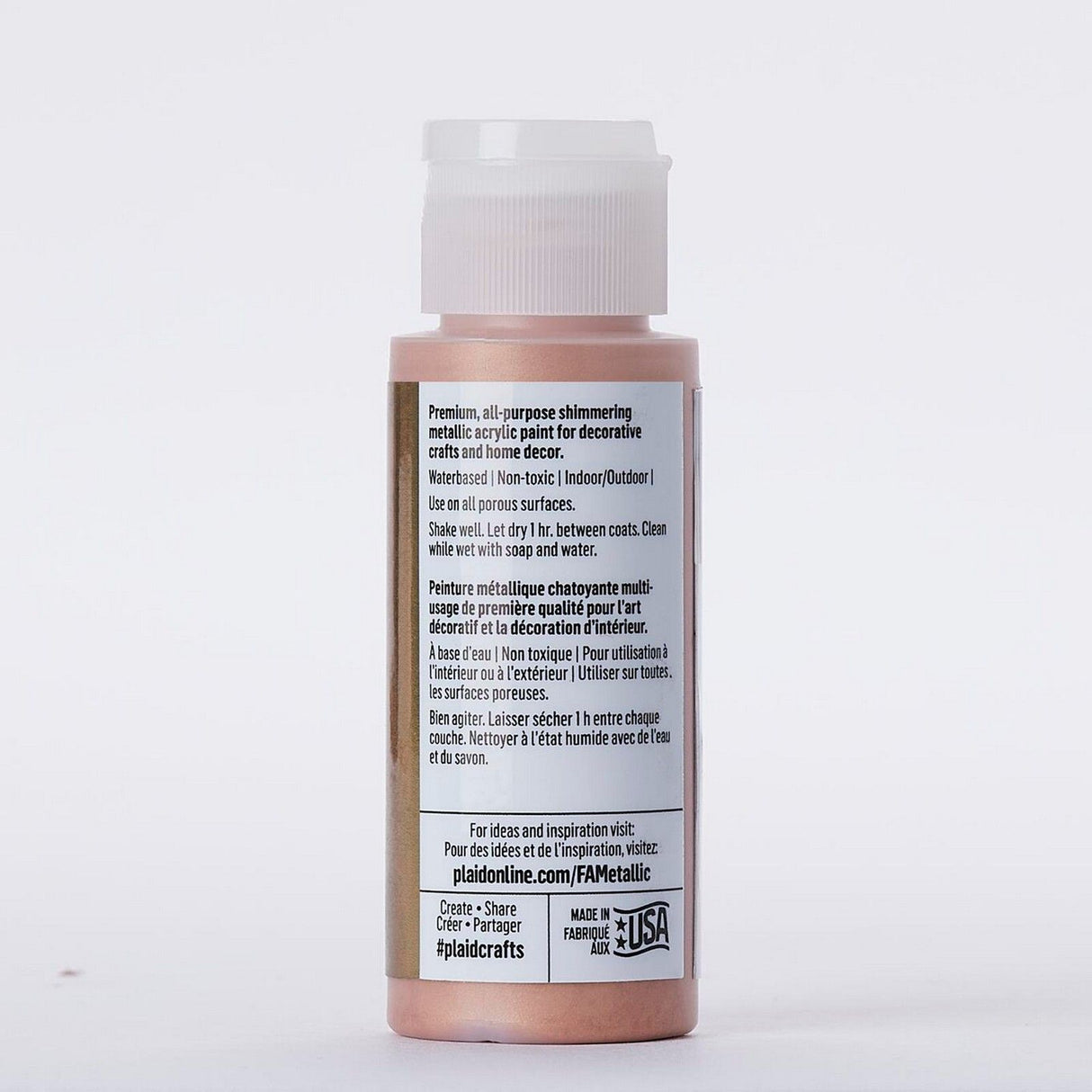 Folkart • Metallic-Acrylfarbe, strahlendes Kupfer, 59 ml