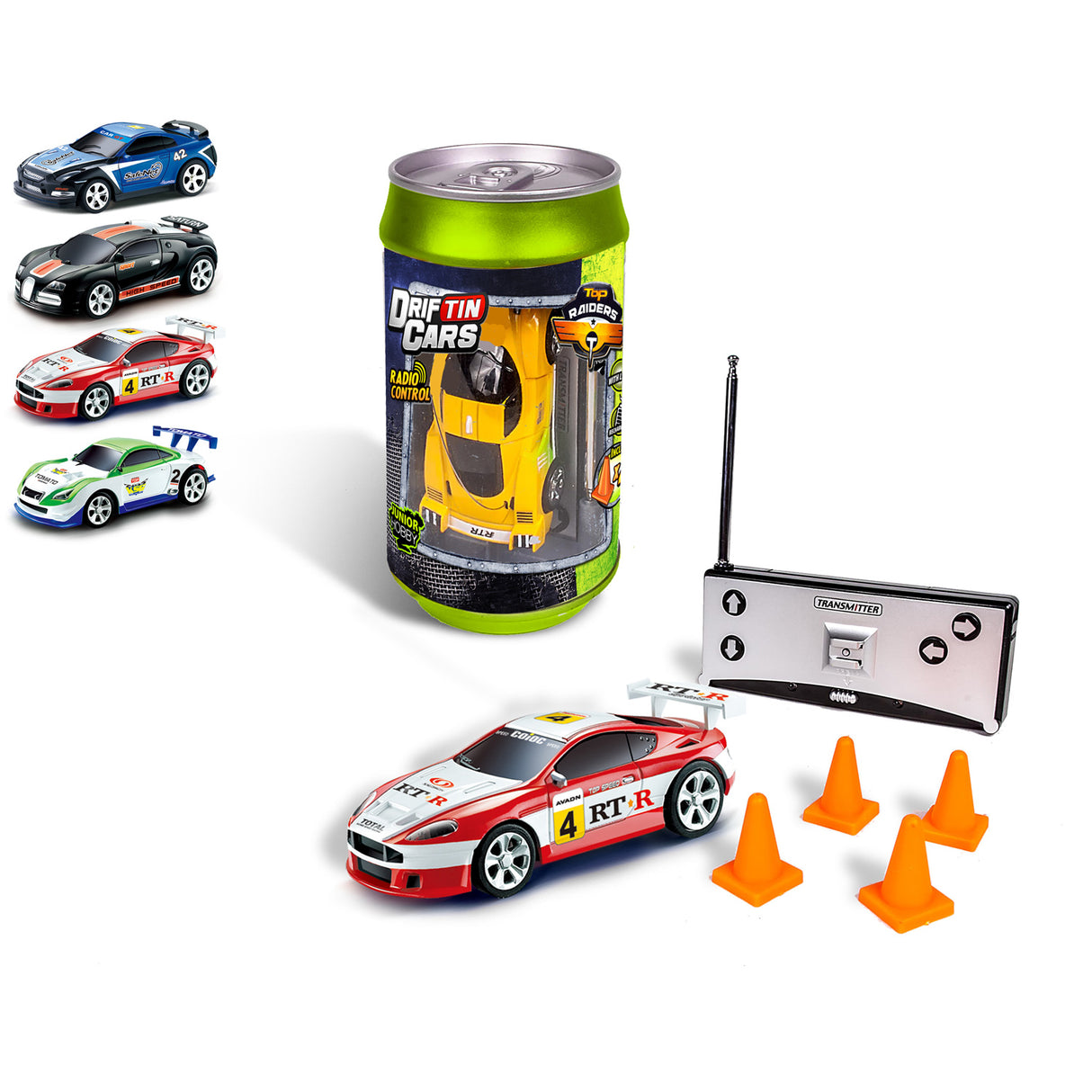Mini-Rennwagen in der Dose