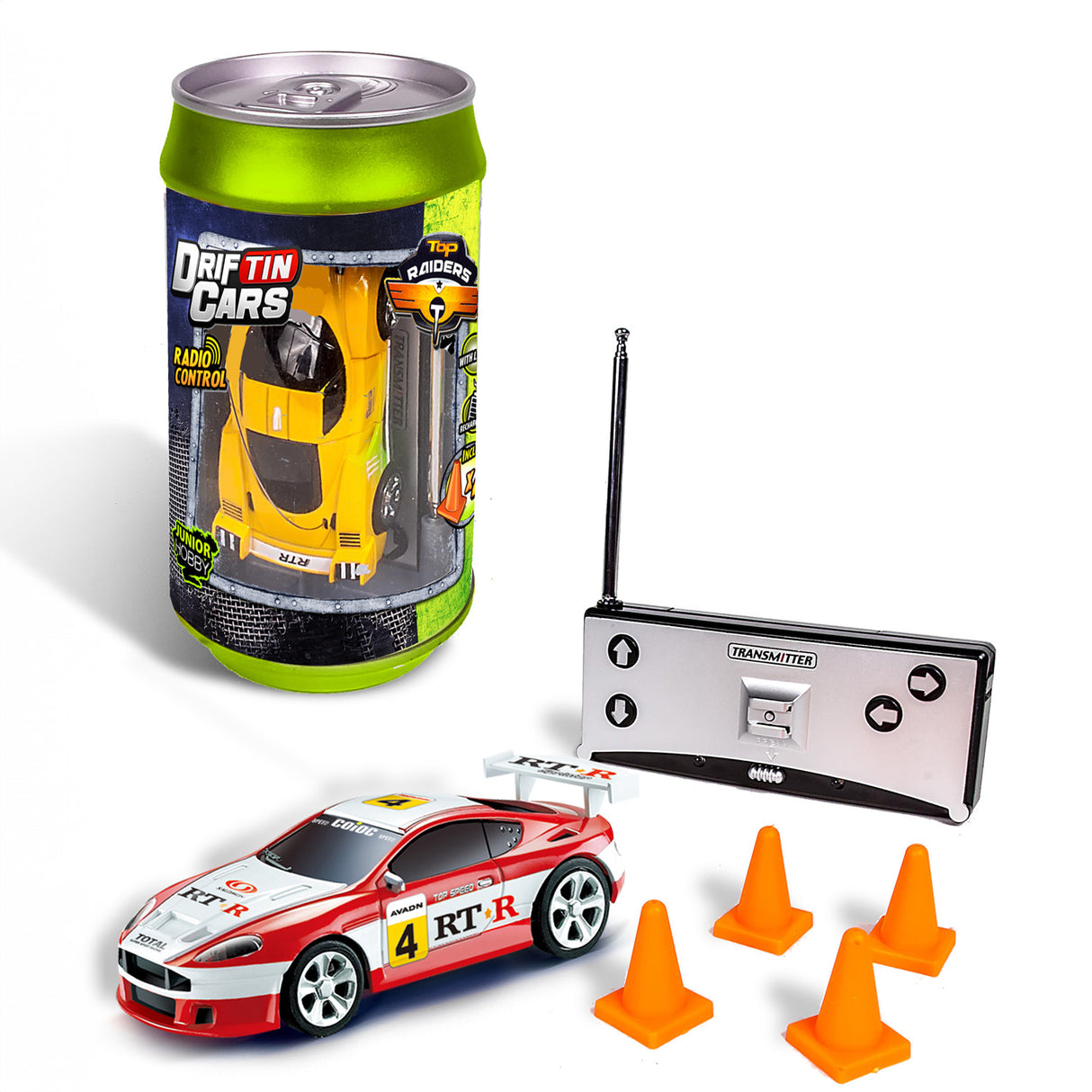 Mini-Rennwagen in der Dose