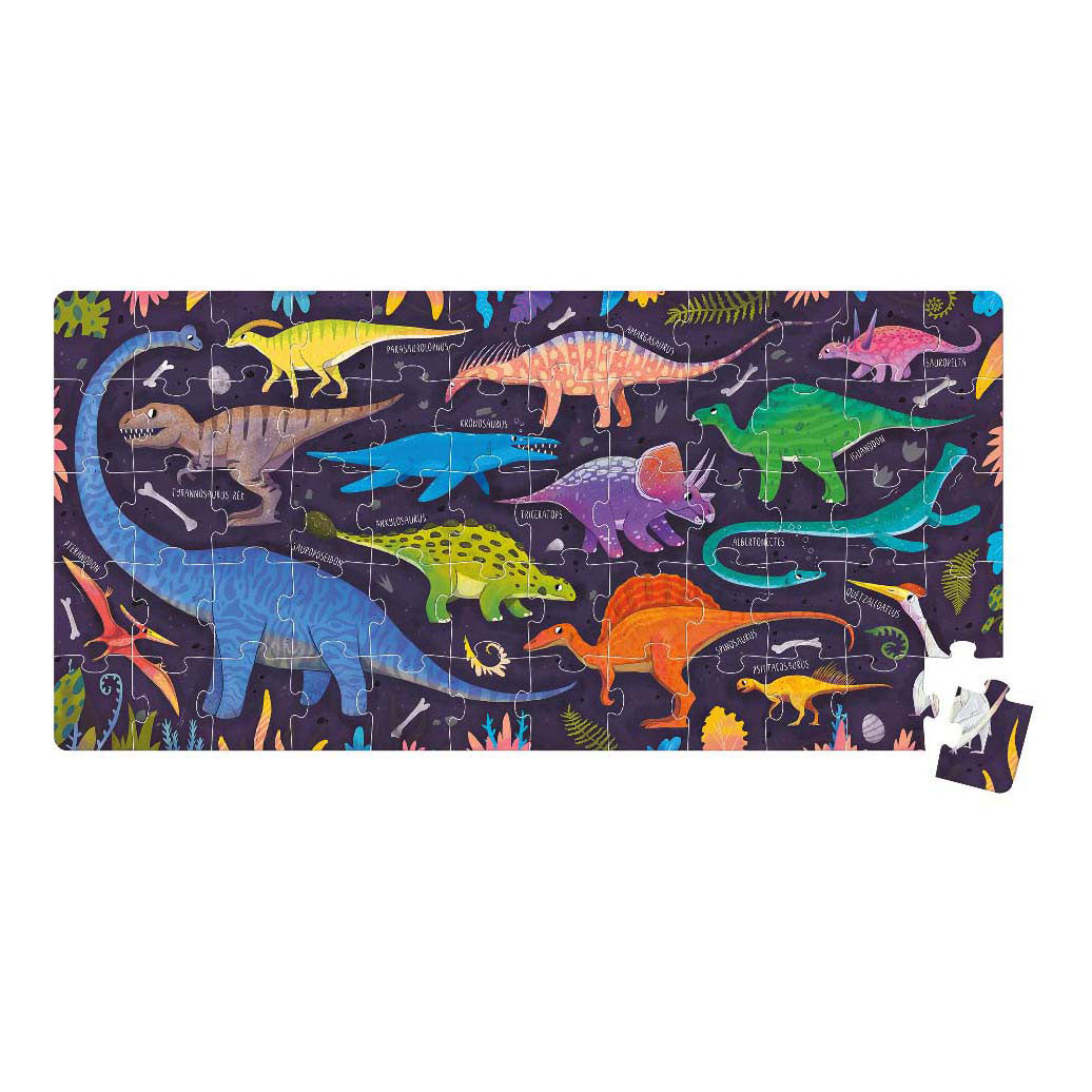 Bananenpanda - Ich liebe Dinosaurier-Puzzle - 60 Teile.