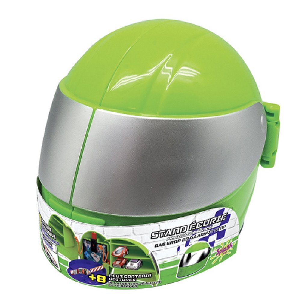 Grundlegende Spritzspielzeuge, Mikroräder, Autowaschanlage oder Boxenstopp mit Fahrzeug