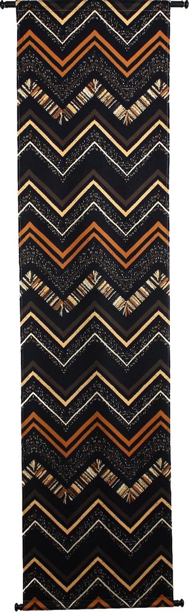 Hd collection wanddoek zwart 56x3x178cm