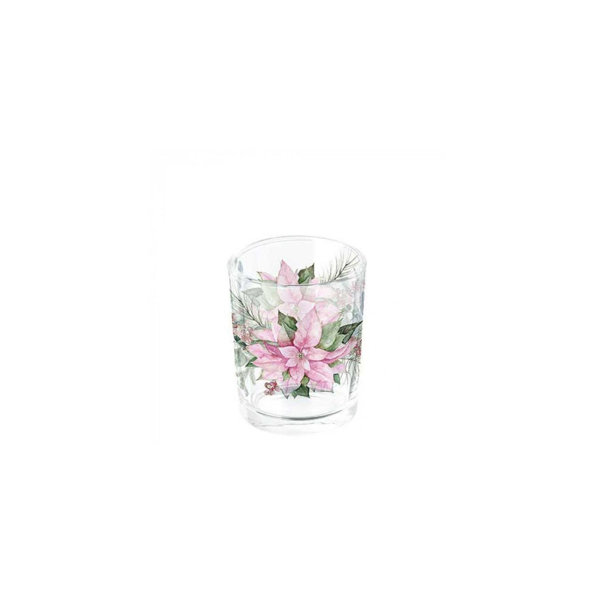 Ambiente Teelichthalter rosa Weihnachtsstern