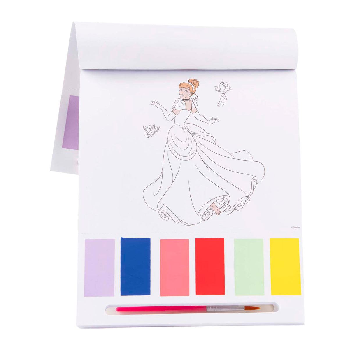 Sambro Disney Princess Farben mit Wasserfarbenblock, 27-tlg.
