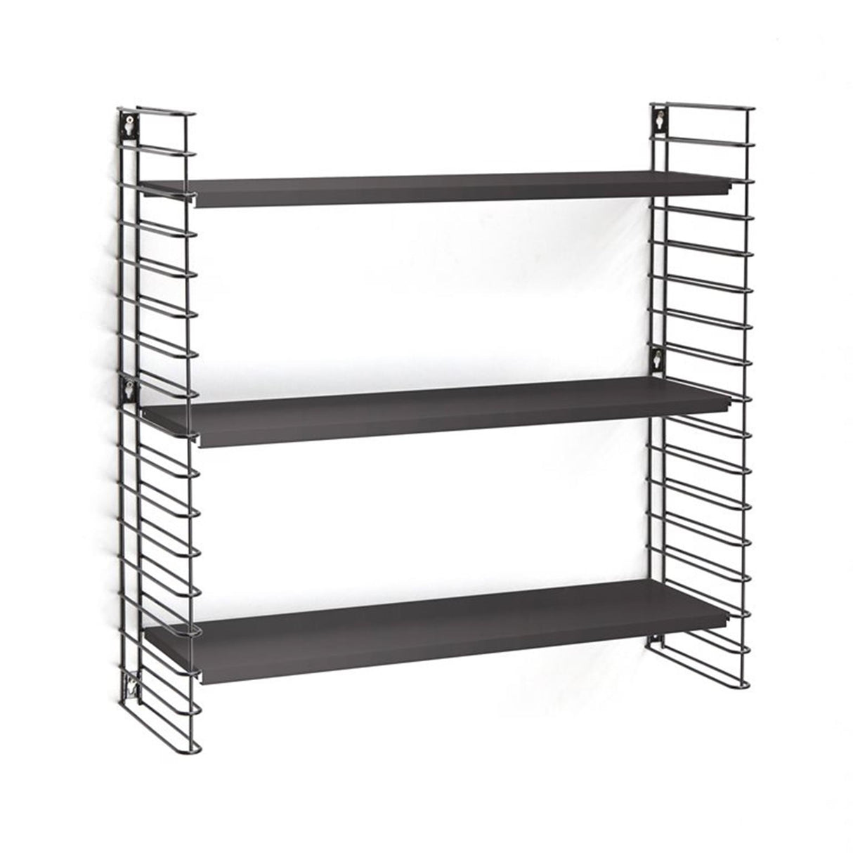 Tomado Bücherregal Retro Schwarz 70x21x68cm