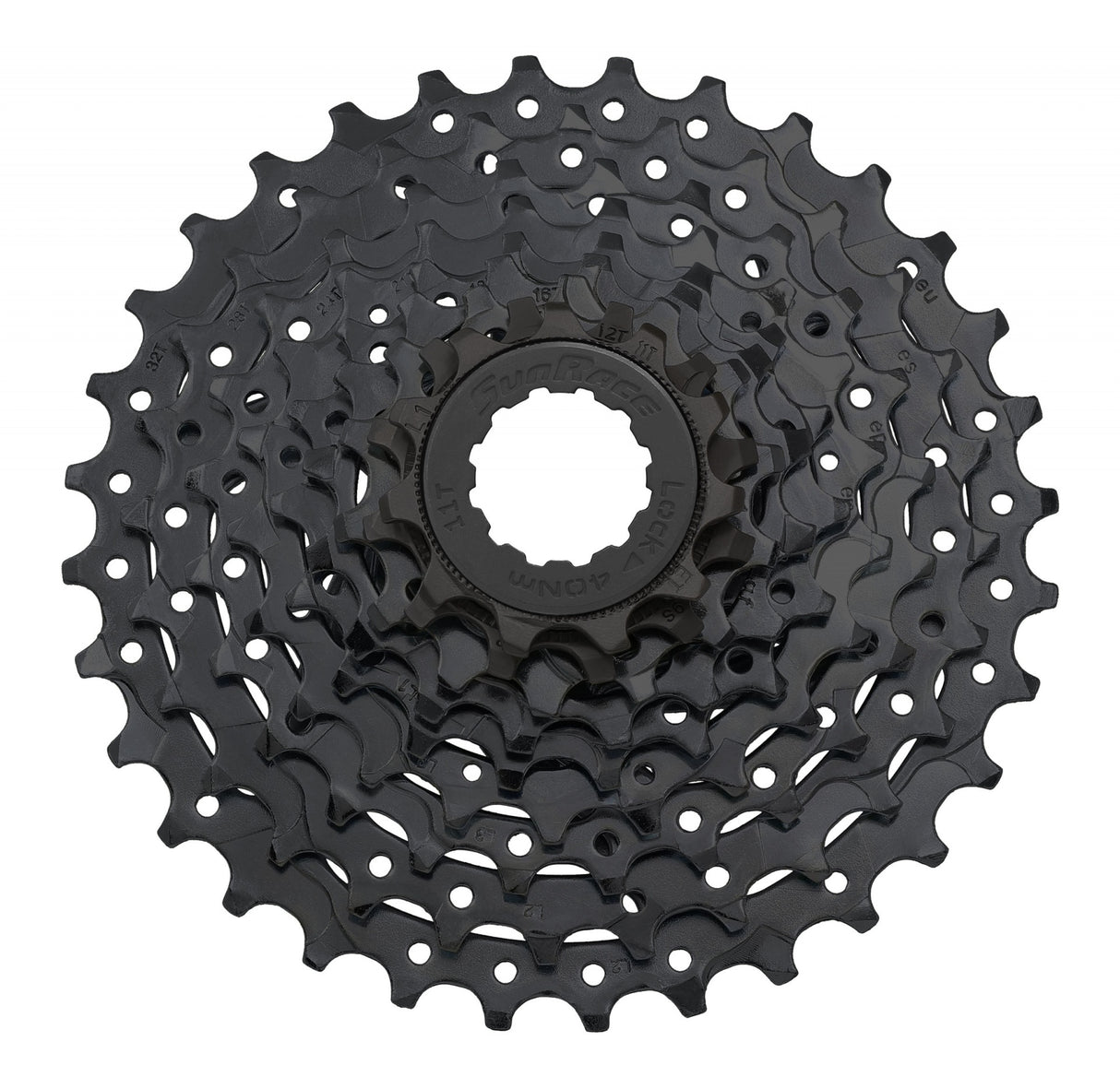 Sonnenrasse Kassette 9V 11-36T Schwarz