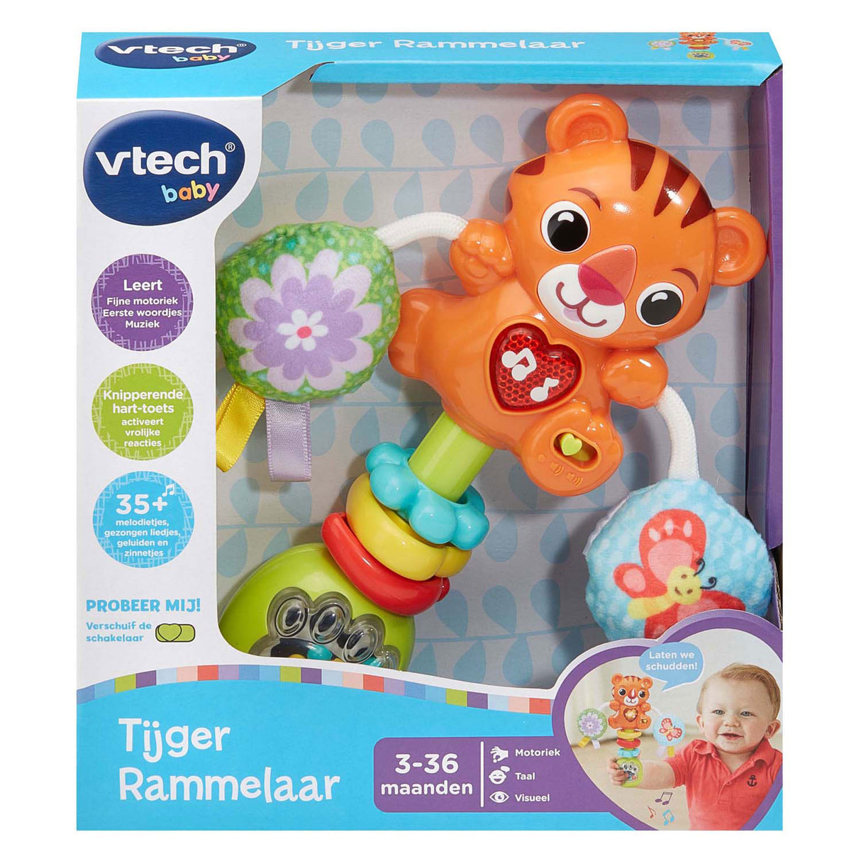Vtech Baby-Tiger-Rassel | 2 Stk