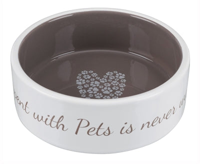 Trixie Food Bowl Haustiere Home Taupe