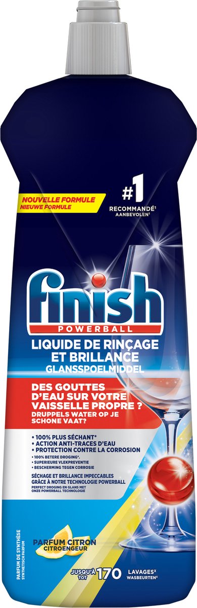 Finish-Klarspüler Zitrone – 170 Waschgänge – 800 ml
